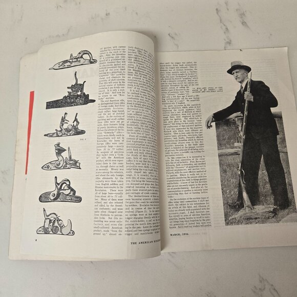 Vintage The American Rifleman Magazine March 1936 Edition Original NRA - Picture 6 of 7